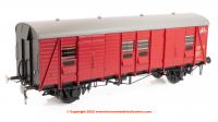 9156 Heljan PMV number S1282S in BR Crimson - Cycle Van